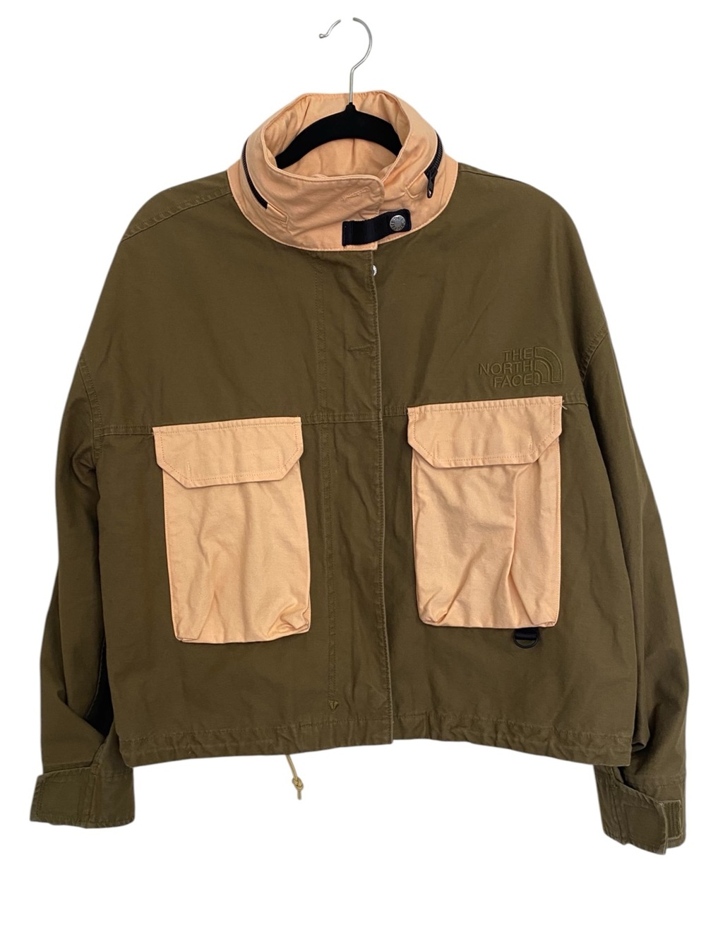 The North Face M66 Utility Field Jacket Women’s Large Cropped Gorpcore Olive